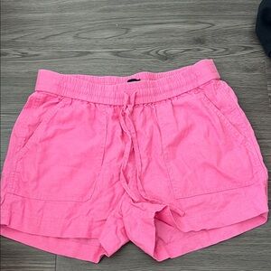 NWOT J Crew Linen Pink Shorts
